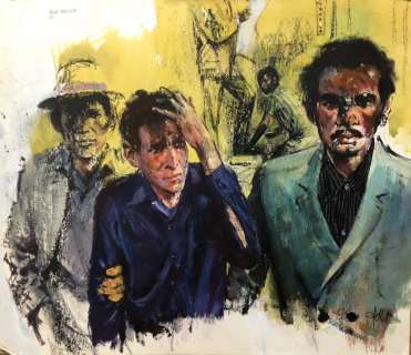 Follet, René - Dessin original couleur - Aile Rouge contre Étoile Beltégeuse - (1966) | Catawiki