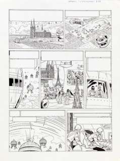 Chaillet, Gilles | LEFRANC Planche originale n°34 à l’encre de Chine issue | Cornette de St Cyr