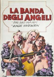 Ermanno Iaia - illustrazione originale "FBI La banda degli angeli" - Loose page - (1974) | Catawiki