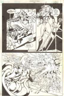 James Fry - Birds of Prey #36 Pg 15 - Great Camary Vs Copperhead (Signed)