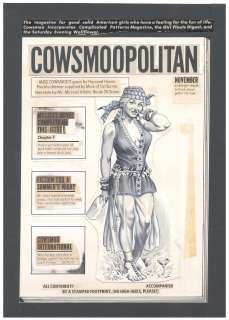 John Severin | Severin - "COWSMOOPOLOTAN", CRACKED #90 | Russ Cochran