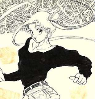 Yoshihiro Togashi / Naoko Takeuchi | Yoshihiro Togashi / Naoko Takeuchi - Originele tekening - Sailor Moon - (1998) | Catawiki