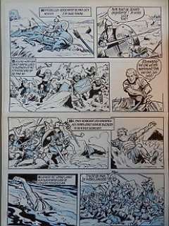 Vandersteen, Willy + Biddeloo, Karel | De Rode Ridder 43 - Originele pagina (p.3) - Parcifal - (1969) | Catawiki