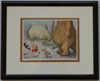 Jean Dulieu - Origineel aquarel Paulus de boskabouter