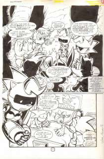 Chris Allan, Jim Amash - Sonic the hedgehog #78 ~ telling story ~ 1999 signed