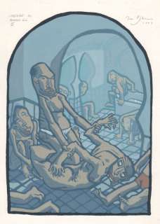 Stassen | Le Bar du vieux français, illustration Ã  la goua… | Millon