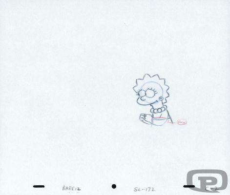 Collective | The Simpsons, Animation Sketches - Lisa #2 | Pulp’s Art