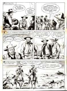 Guglielmo Letteri | Tex n. 134 - Letteri - 3x Tavole Originali "Condor pass" - Page volante - (1971) | Catawiki