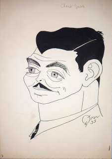 ONORATO UMBERTO (1898 - 1967) - Portrait of Clark Gable | Capitolium Art