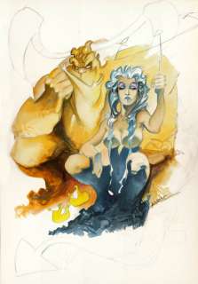 Alfonso Azpiri | Azpiri - Desde El Inferno Unfinished Cover | ComicArtFans Classifieds