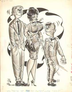Bill Kresse - super high beam gag - 1961 humorama