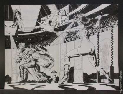 Original Art for Killer Instinct (1996) Ashcan, Pages 2 and 3 by Paul Gulacy and Randy Elliott