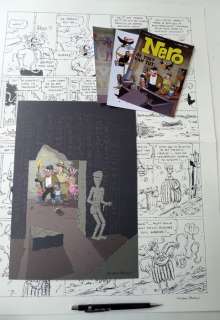 Cromheecke, Luc | Cromheecke, Luc - Originele pagina - Nero - De Toet van Tut + Ex-libris en 3 postkaarten - (2020) | Catawiki