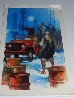 (LB4) DIBUJO ORIGINAL DE BALLESTAR - MEDIDAS DEL DIBUJO 43‘5 X 24 CM, BUEN ESTADO