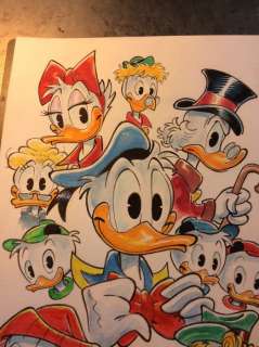 Alessandro Gottardo | Donald Duck - â€œDuckworldâ€ - Page volante - Exemplaire unique - (2020/2020) | Catawiki