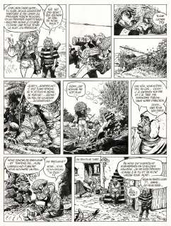 Franz | Brougue, Goff, planche originale à l’encre de chine. | Septimus