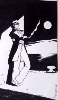 Elisabetta Barletta | Corto Maltese - E. Barletta- original artwork "Omaggio a Corto Maltese" - Page volante - (2019) | Catawiki