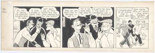 Frank King | King  Gasoline Alley Original Daily Strip 5/11/1956 NO RESERVE! | Russ Cochran