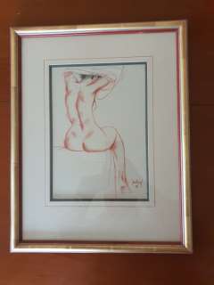 Juillard, André | André Juillard - Dessin original Nu académique - Encadré - Format: 33 x 43 cm. - (2006) | Catawiki