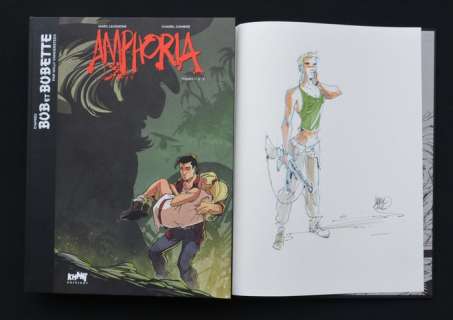 Charel Cambré / Marc Legendre | Amphoria (Bob et Bobette) - Intégrale 1 (Vol. 1-2-3) + dédicace couleur - C - EO (2020) | Catawiki