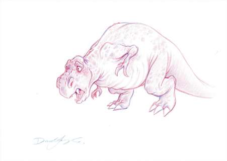 Dean Yeagle | Yeagle - Sad T-Rex, Dinosaurs | Russ Cochran