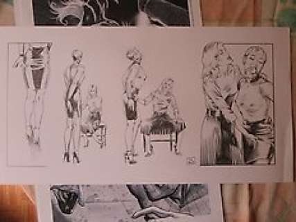 Xavier Duvet | Feminisation - Planche originale - Format: 50 x 26 cm. - Page volante - (2013) | Catawiki