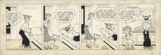 Young Chic | Blondie, strip du 08.02.1951 | Galerie 9ème Art