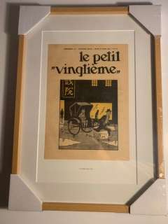 Hergé | Tintin - Tiré Ã  part Moulinsart - Le Lotus Bleu, couverture Petit Vingtième 1935 - (2014) | Catawiki