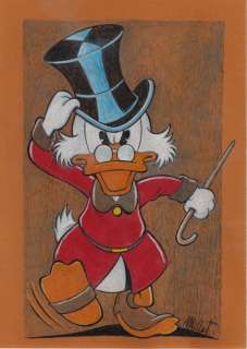 Millet | Scrooge McDuck - Millet - Original drawing - EO | Catawiki
