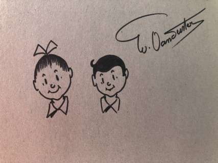 Willy Vandersteen | Suske en Wiske - Beter voor Bert met opdrachttekeningen Willy Vandersteen - Agrafé - EO - (1983) | Catawiki