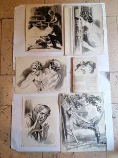 D. Gobbi | D. Gobbi - 5x original artwork â€œTutti scomparsi a turkey hillâ€ - Page volante - Exemplaire unique - (1955) | Catawiki