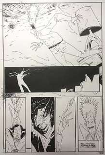 Ted McKeever - 44 X 29 Cm. | Eddy Current #8 page 18 - Tough Scene! - Ted McKeever - Original Eddy Current page - Exemplaire unique - (1987) | Catawiki