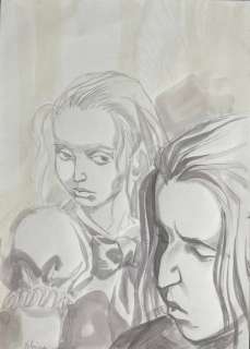 Yslaire | Yslaire - Dessin original - Sambre - Bernard et Julie | Catawiki