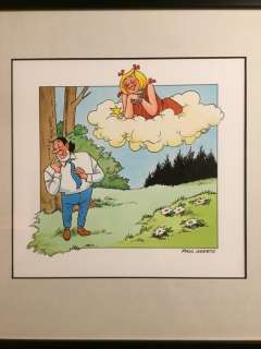 Paul Geerts | Suske en Wiske - Originele tekening in kleur door Paul Geerts - Jerom & Fee - Page volante | Catawiki