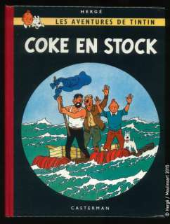 Hergé | TINTIN 19. Coke en stock. B24. Album exceptionnel Ã  l’état tout proche | Coutau Bégarie