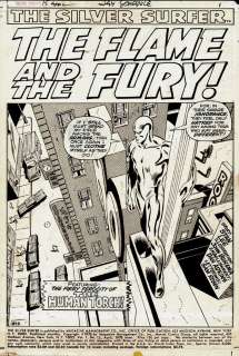 SILVER SURFER 1968-70 Issue #15 Splash Page | ComicConnect