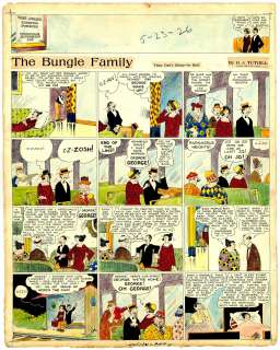 Harry J. Tuthill | Tuthill - THE BUNGLE FAMILY Sunday Page (5/23/1926) | Russ Cochran