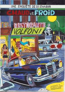 Christian Jacot - Hommage Ã  Tillieux | Jacot, Christian - Dessin original - Le monde de Tillieux - Gil Jourdan 1 Chaud et Froid - (2021) | Catawiki