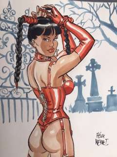 Meynet, Félix | Meynet, Félix - Dessin original couleur - Gothique | Catawiki