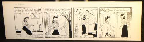 Phil Berube - Oh, diana! Daily strip - 3/24 signed