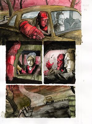 “Hellboy – the Monster of Nivola” – tav.02 | Cart Gallery