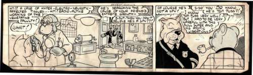 Toonder, Marten / Studio Toonder | Toonder, Marten / Studio Toonder - Originele strook - Ollie B. Bommel en Tom Poes - De Atoomtrillingen - (1945) | Catawiki