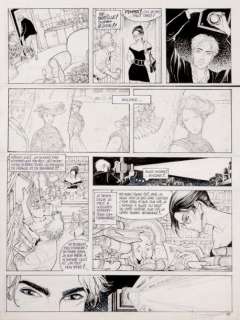 Vicomte - Sasmira - L‘appel Encre de Chine pour la planche 15 de l‘album.