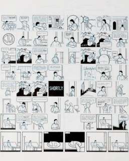 Chris Ware | Building Stories Encre de Chine et crayon bleu pour la planche | Millon