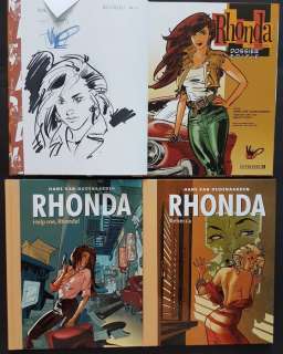 Hans Van Oudenaarden | Rhonda - Dossier editie deel 1 + 2 + 3 elk met opdrachttekening - EO - (2013/2018) | Catawiki
