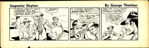 Jack Kamen | Kamen - INSPECTOR DAYTON #53 Daily Strip (1949) | Russ Cochran
