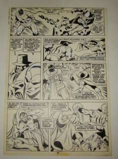 2305: DAVE COCKRUM ORIGINAL COMIC PAGE. | Weiss Auctions