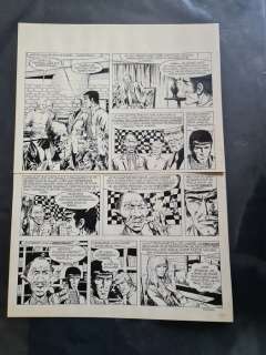 Vance | Vance, William - Planche originale (p.8) Bob Morane T21 - Panne sèche Ã  Sérado - (1975) | Catawiki