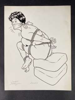 Baldazzini - Saudelli | Franco Saudelli e Roberto Baldazzini - "Bond 2" - illustrazione originale - EO | Catawiki