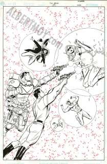 Chris Sprouse | Tom Strong Issue 12 Page Cover | Albert Moy